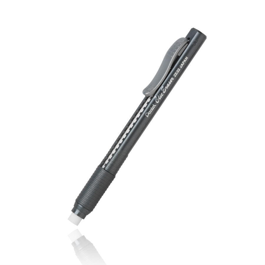 5pcs *NEW* Pentel CLIC ZE81 Assorted Colors Rectractable Eraser Pens
